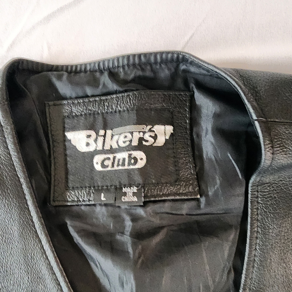 Black Leather Vest for Women Large - Picture 3 of 7